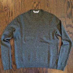 Everlane Olive/Moss Green Cashmere Crew Neck Sweater